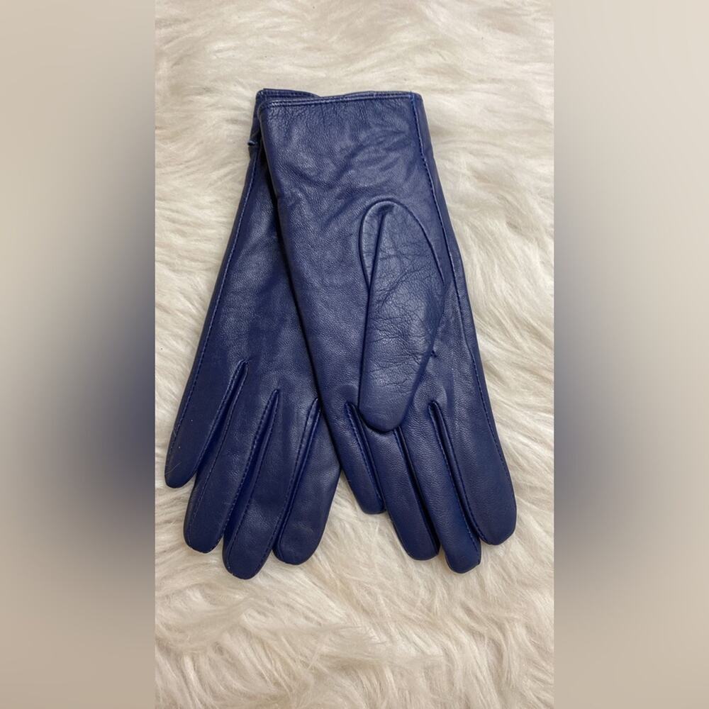 Women's Classic Leather Gloves Winter Warm - Picture 4 of 8